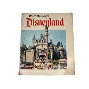 1965 Walt Disneys Disneyland Hardcover Book